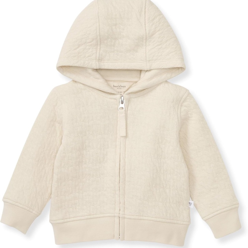 The Honest Company Cream Hoodie for Kids
